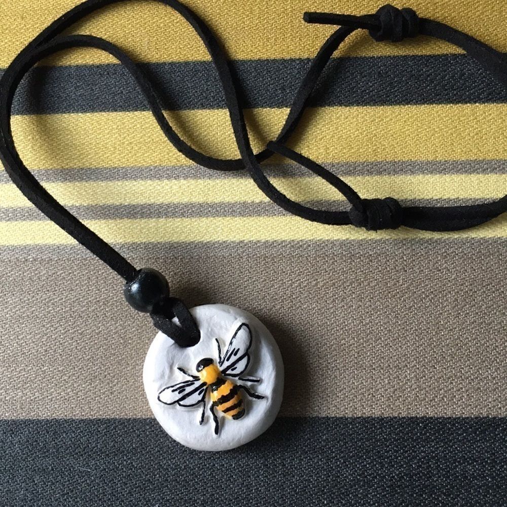 Hand made Bumble Bee pendant with essential oil